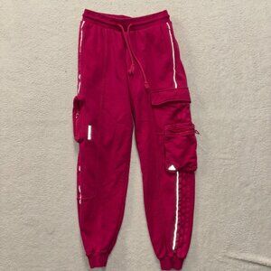 Adidas Ivy Park Pants Womens XS Pink Cargo Jogggers Sweatpants Beyonce